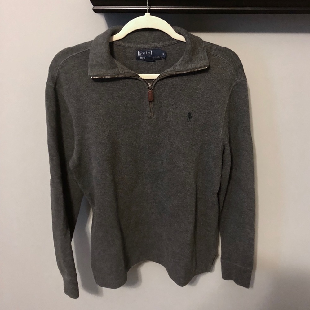 Polo Ralph Lauren Gray Pullover Quarter Zip
